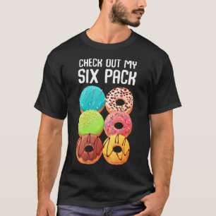 T-shirt Découvrez Mon Pack Six Donut Funny Gym