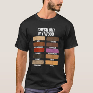 T-shirt Découvrez Mon Travail Du Bois Menuisier Bricoleur