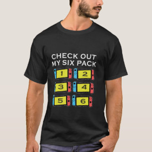 T-shirt Découvrez My Six Pack Gamer Design Funny Gamer C d