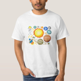 T-shirt Découvrir l'univers en style