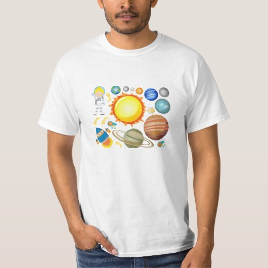 T-shirt Découvrir l'univers en style (Devant)