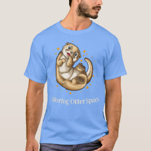 T-shirt Découvrir Otter Space Otter Lover Espace Thème Mer