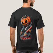 T-shirt d'écriture halloween (Dos)