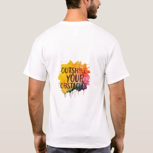 T-SHIRT DÉCRIVEZ VOS OBSTACLES. (Dos)