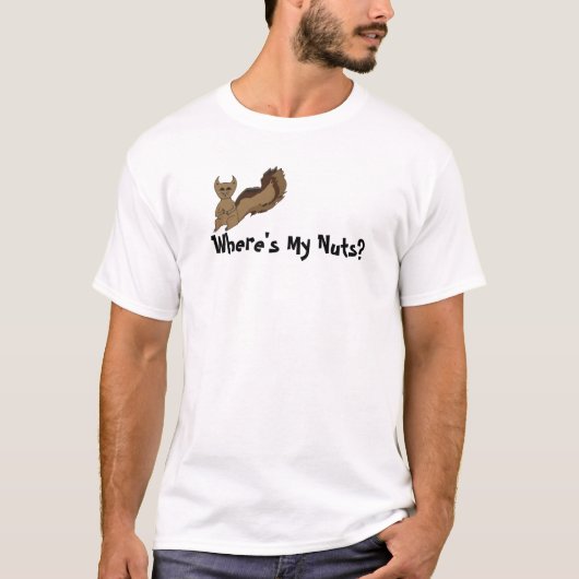 T-shirt d'écrous de Squrriel des hommes (Devant)
