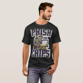 T-shirt Décryptage de phish et de chips (Devant entier)
