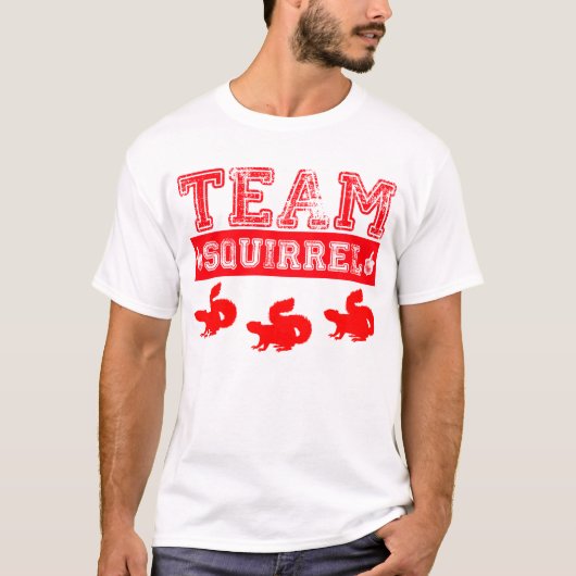 T-shirt d'écureuil d'équipe (Devant)