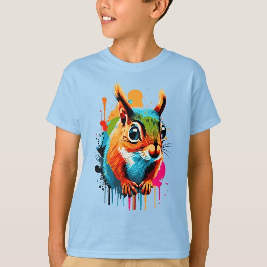 T-shirt d'écureuil - Rodent d'écureuil (Devant)