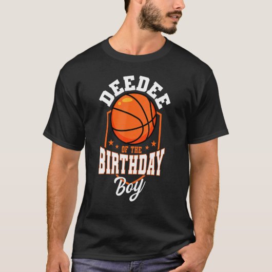 T-shirt Deedee Of The Birthday Boy Basketball Thème Annive (Devant)