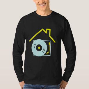 T-shirt Deejay I Love House Music - House Music Dj Turntab