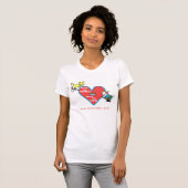 t-shirt "Deel de Liefde" (Voorkant volledig)