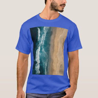 T-shirt Deep Blue Ocean Waves Graphic