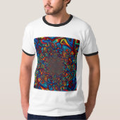 T-shirt Deep Dimension Fractal Pattern (Devant)