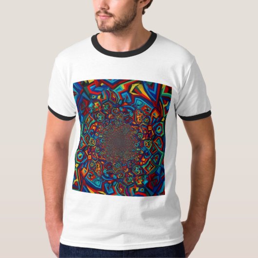 T-shirt Deep Dimension Fractal Pattern (Devant)