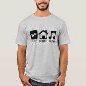 T-shirt Deep House Music (Devant)