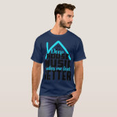 T-shirt Deep House Music - EDM Dance Music (Devant entier)