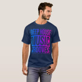 T-shirt Deep House Music - EDM DJ Raver (Devant entier)