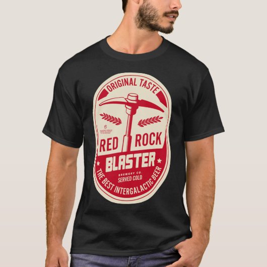 T-shirt Deep Rock Galactic Red Rock Blaster Essential T-Sh (Devant)