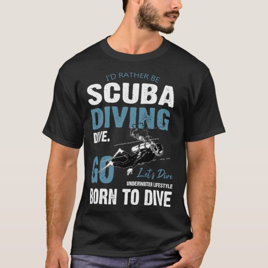 T-shirt Deep Sea Diving Float Sea Diving (Devant)