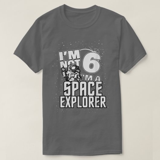 T-shirt Deep Space Eplorer Astronaut Birthday Tee 6 (Design devant)