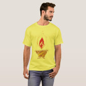 T-shirt Deepak : Lampe de Diwali (Devant entier)