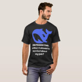 T-shirt DEEPSEEKING - Texte modifiable personnalisable (Devant entier)