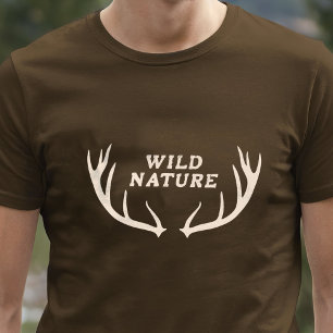 T-shirt Deer Antlers & Wild Nature