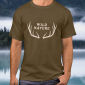 T-shirt Deer Antlers & Wild Nature