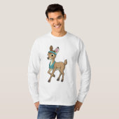 T-shirt Deer at Fitness with Towel (Devant entier)