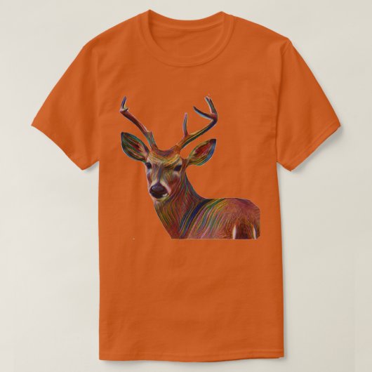T-shirt Deer Buck Head Design (Design devant)