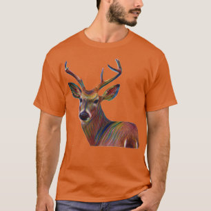 T-shirt Deer Buck Head Design