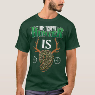 T-shirt Deer Face Happy Birthday This Trophy Hunter Is 9 Y