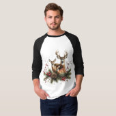 T-shirt Deer Family  (Devant entier)