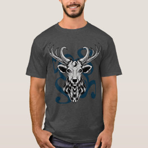 T-shirt Deer Head Nature Mystical Wild Hunter