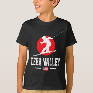 T-shirt Deer Valley Usa Station de ski Rocky Mountains Ame
