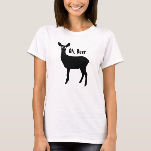 T-shirt Deer With Headlights - (Devant)