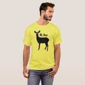 T-shirt Deer With Headlights - (Devant entier)