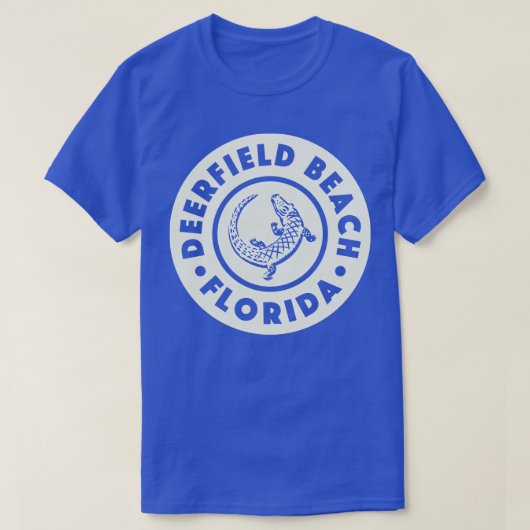 T-shirt Deerfield Beach Floride Circle Tan (Design devant)
