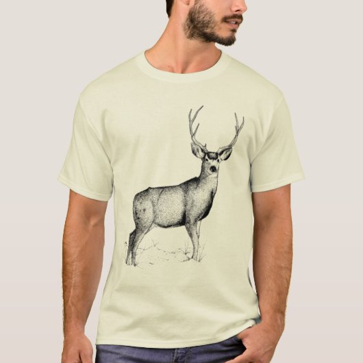 T-shirt deerg masculin (Devant)