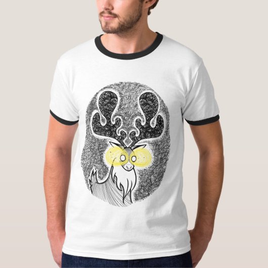 T-shirt deerlights (lumière) (Devant)
