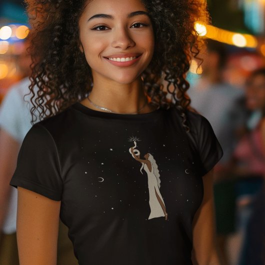 T-shirt Déesse Céleste Femme Serpent