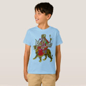 T-Shirt déesse Chandraghanta (Devant entier)