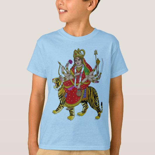 T-Shirt déesse Chandraghanta (Devant)