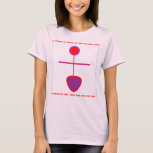 T-shirt Déesse Chanson-Long-gainée