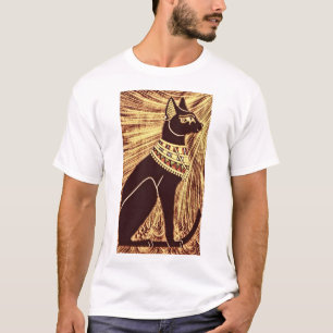T-shirt Déesse de chat en or