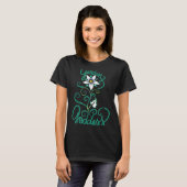 T-shirt Déesse de jardin fleur fleur (Devant entier)