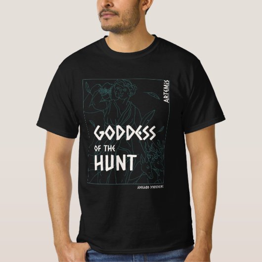 T-shirt Déesse de la chasse Artémis (Devant)