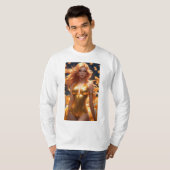 T-shirt Déesse de l'Amour : Portrait d'Aphrodite (Devant entier)