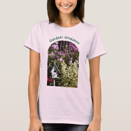 T-shirt Déesse du Jardin Mignonne (Devant)