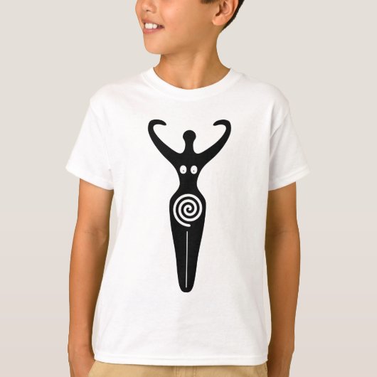 T-shirt Déesse en spirale (Devant)